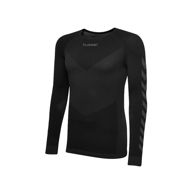 Camiseta Hummel F1RST Seamless Jersey L/S Negro