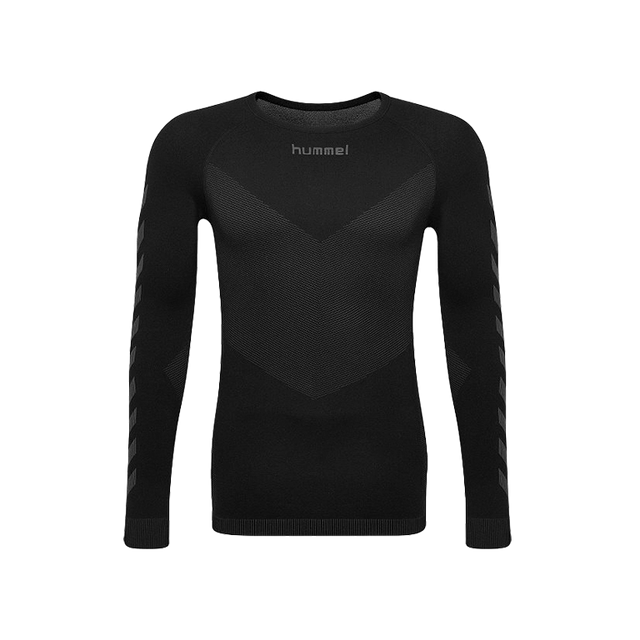 Camiseta Hummel F1RST Seamless Jersey L/S Negro