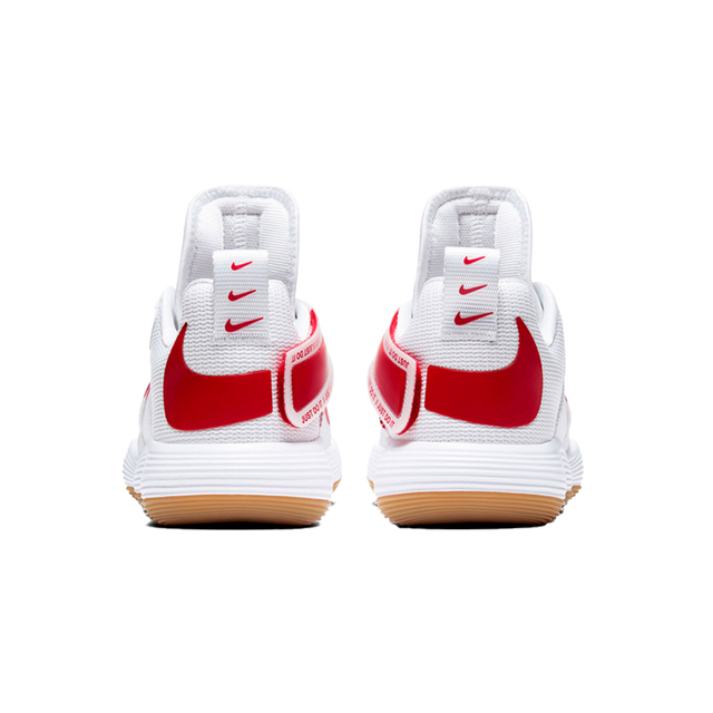 White/Red Nike React Hyperset Shoes