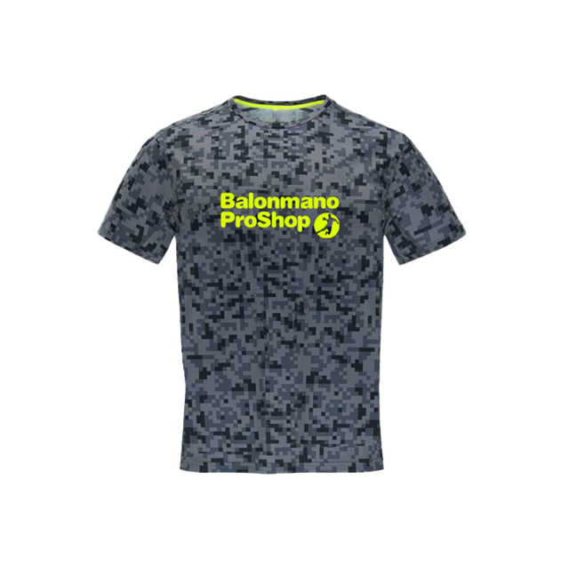 Camiseta Pixels BMPS Personalizable Gris