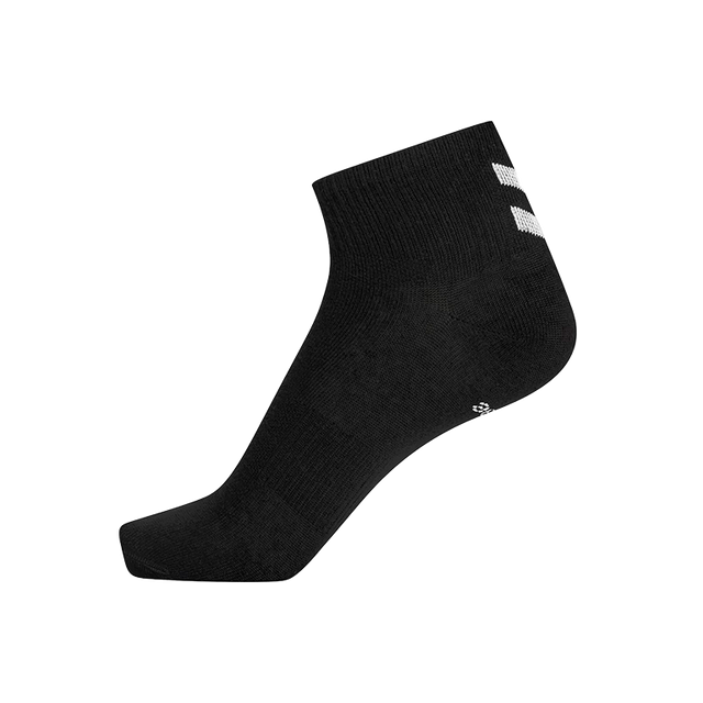 Hummel 2023 HML Chevron Mid Cut black socks (Pack x3)