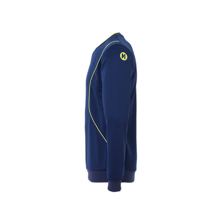 Sudadera Kempa Curve Training Azul/Amarillo Fluor