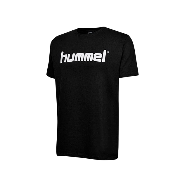 Camiseta Hummel Cotton Logo Negro