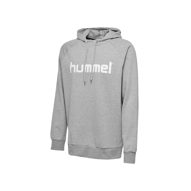 Hummel Cotton Logo Hoodie Gray