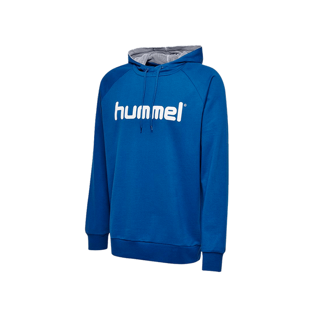 Sudadera con Capucha Hummel Cotton Logo Azul