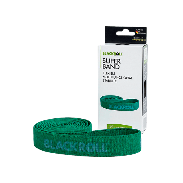 Cinta larga de entrenamiento Blackroll Verde