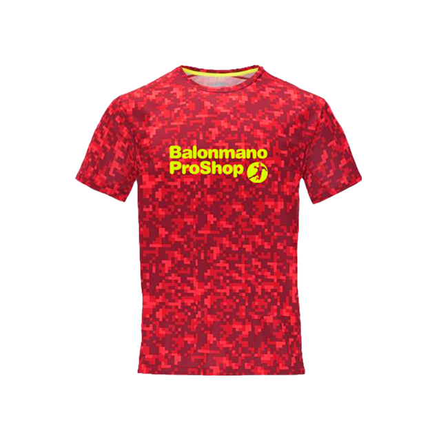 Camiseta Pixels BMPS Personalizable Roja