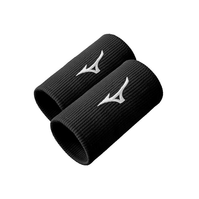 Mizuno Long Wristbands Black