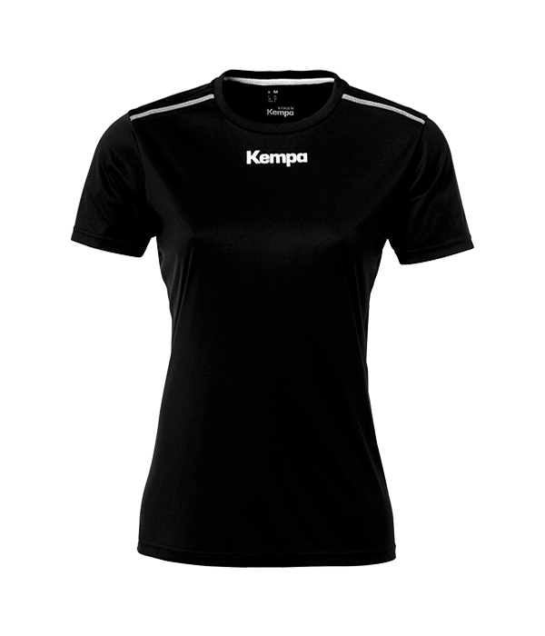 Camiseta Kempa Poly Women Negra - HandballPROShop
