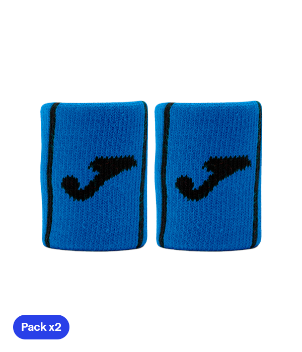 Muñequeras Joma Game Cortas Azul Oscuro  Pack x2