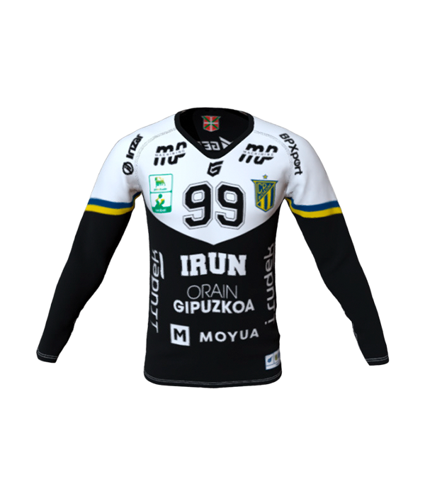 Camiseta Oficial Bidasoa Blanco/Negro 2023/2024