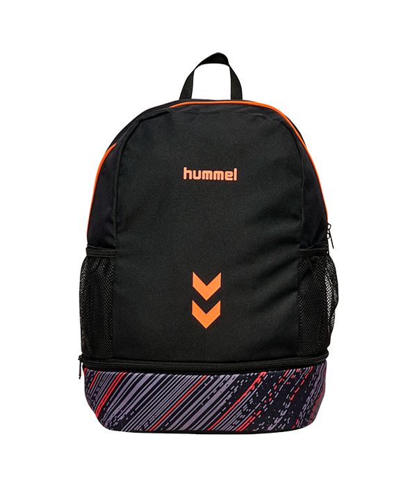 Mochila Hummel hmlBlaze W.sc Negro/Naranja 2025