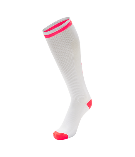 Hummel Elite indoor sport high socks 2022 White/Pink Diva