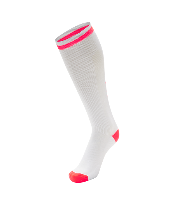 Hummel Elite indoor sport high socks 2022 White/Pink Diva