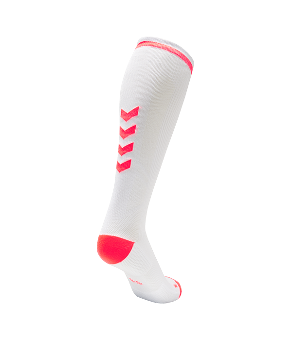 Calcetines Hummel Elite Indoor Sport High Blanco/Rosa