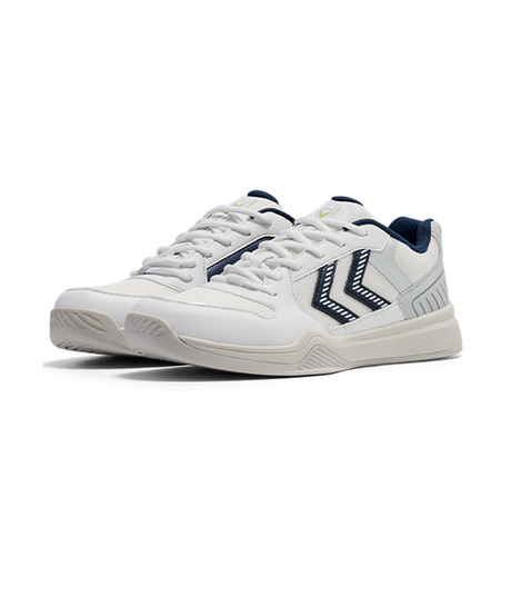 Zapatillas Hummel All Court Blanco/Azul Marino 2025