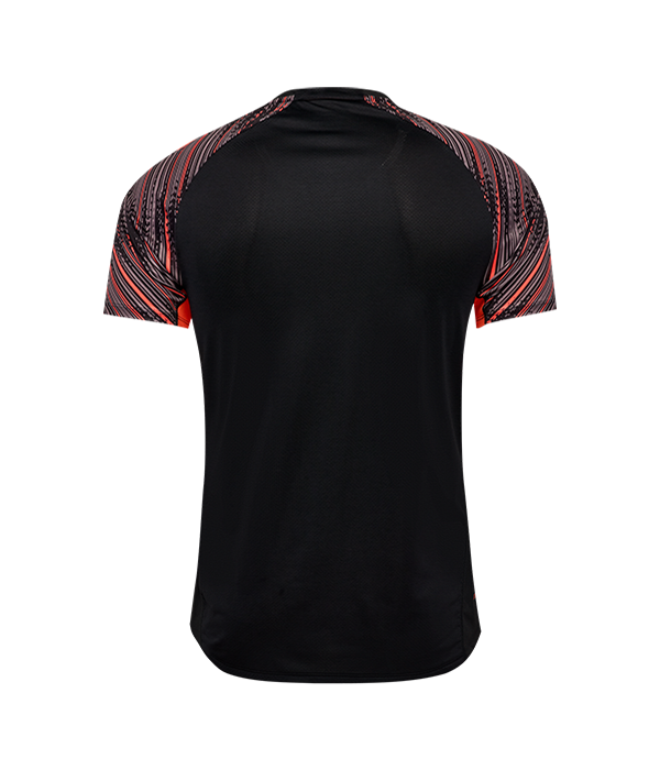 Camiseta Hummel hmlBLAZE PRO TRAINING JERSEY S/S Negro/Naranja 2025