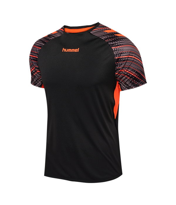 Camiseta Hummel hmlBLAZE PRO TRAINING JERSEY S/S Negro/Naranja 2025