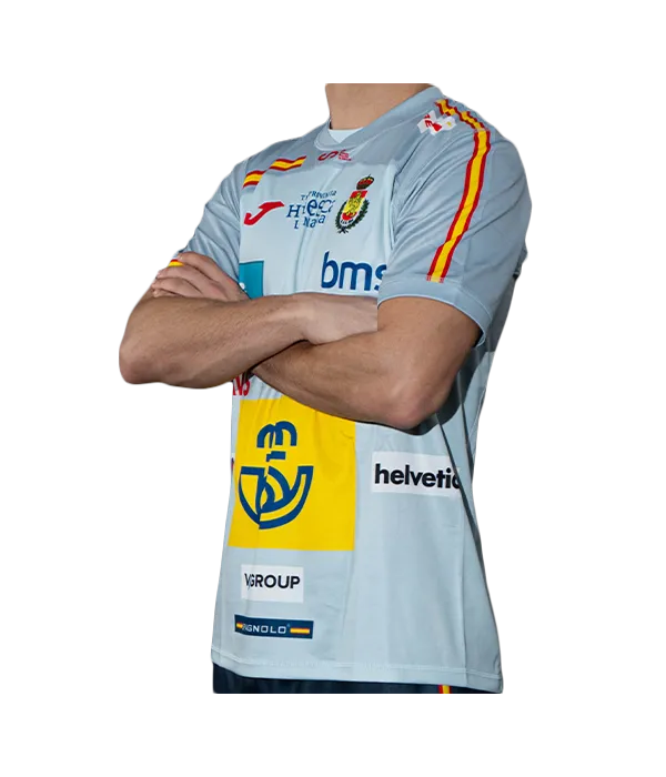 Camiseta Joma España Balonmano Masculino Gris 2026