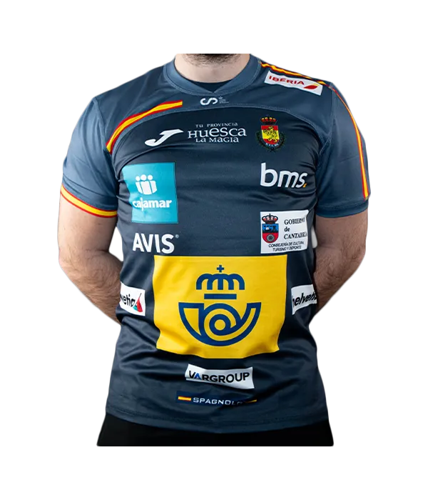 Camiseta Joma España Balonmano Masculino Gris/Negra 2026