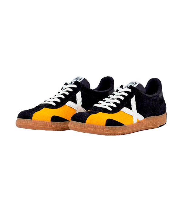 Zapatillas Munich Arquero 29 C/P Negro/Amarillo 2025