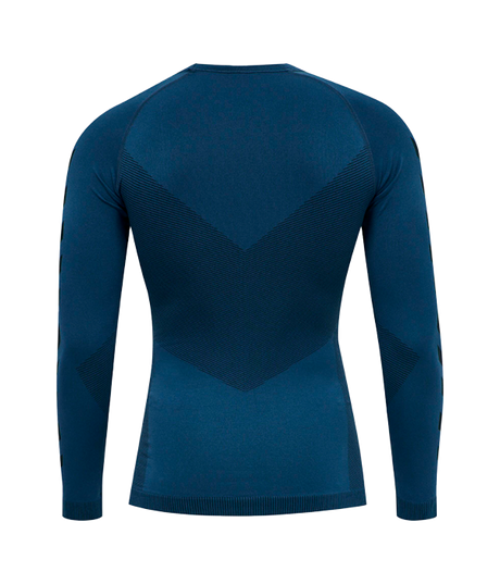 Camiseta Hummel F1RST Seamless Jersey L/S Azul 2024