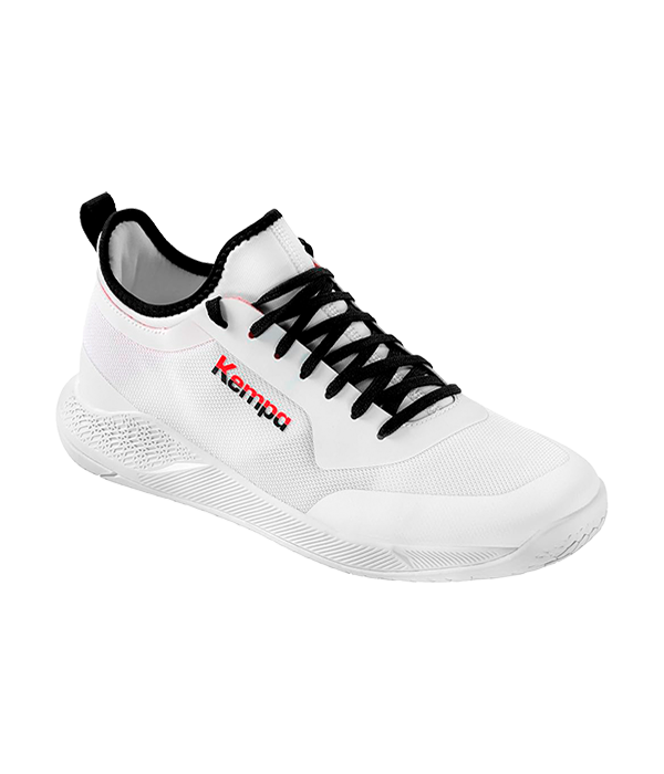 Kempa KOURTFLY - Handbalschoenen - white blue/wit Kempa KOURTFLY - Handbalschoenen - white blue/wit