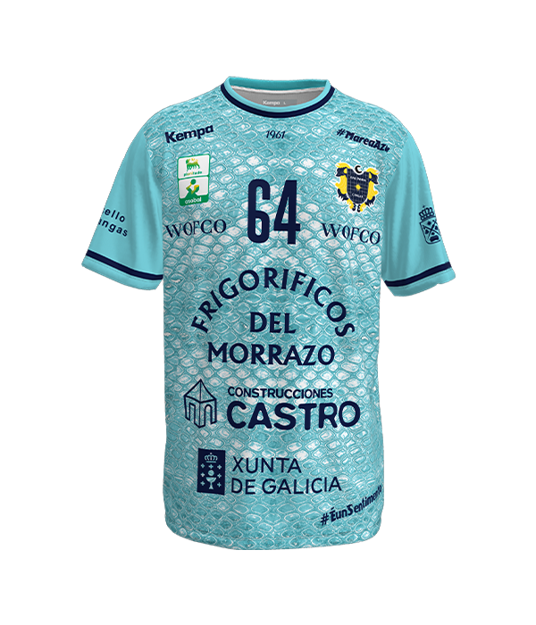 Camiseta Oficial Cangas - Frigoríficos del Morrazo Azul Claro 2024/2025