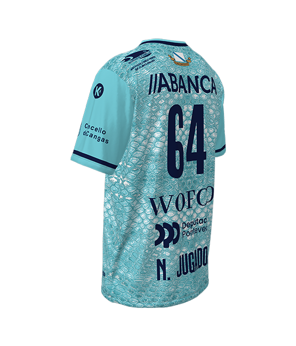 Camiseta Oficial Cangas - Frigoríficos del Morrazo Azul Claro 2024/2025