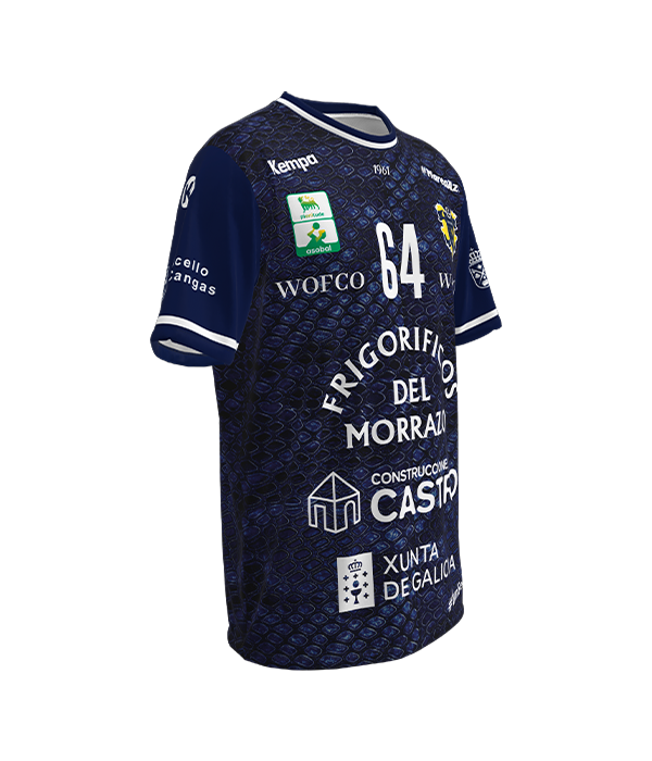 Camiseta Oficial Cangas - Frigoríficos del Morrazo Azul Oscuro 2024/2025