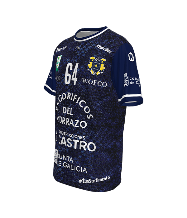 Camiseta Oficial Cangas - Frigoríficos del Morrazo Azul Oscuro 2024/2025