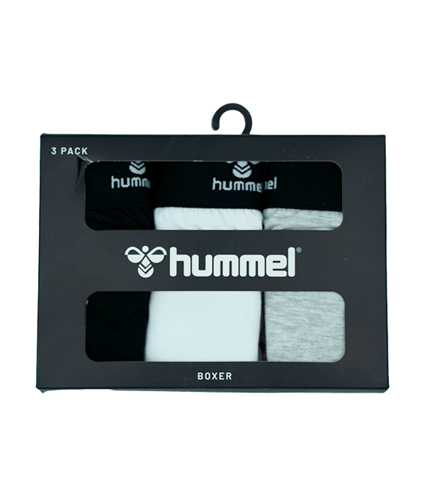 Hummel 2023 black/grey/white underwear (Pack x3)