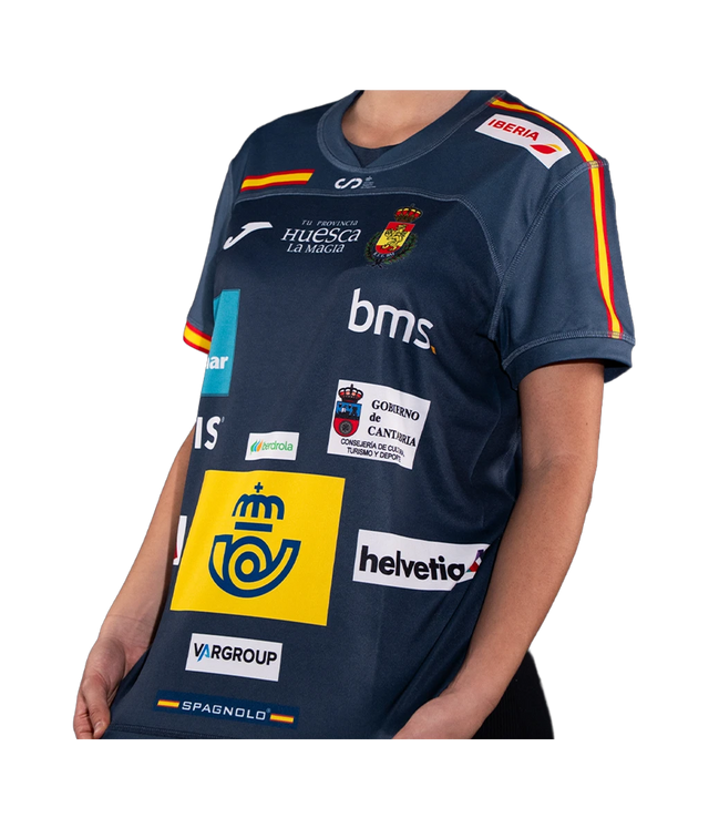 Pack Camisetas Joma España Balonmano Gris/Negra – Masculino + Femenino