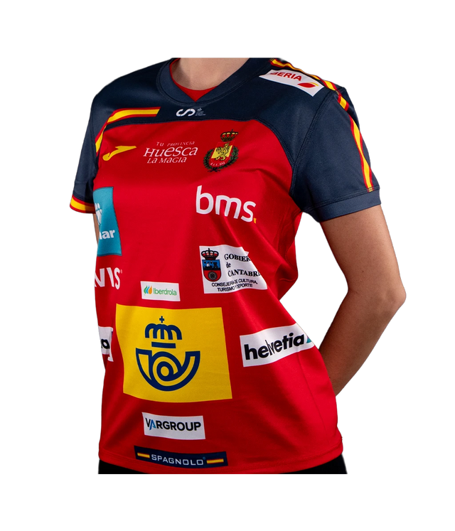 Pack Camisetas Joma España Balonmano Femenino 2026 – Roja + Rosa