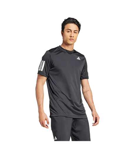 Adidas Men's Club 3STR Black T-Shirt 2025