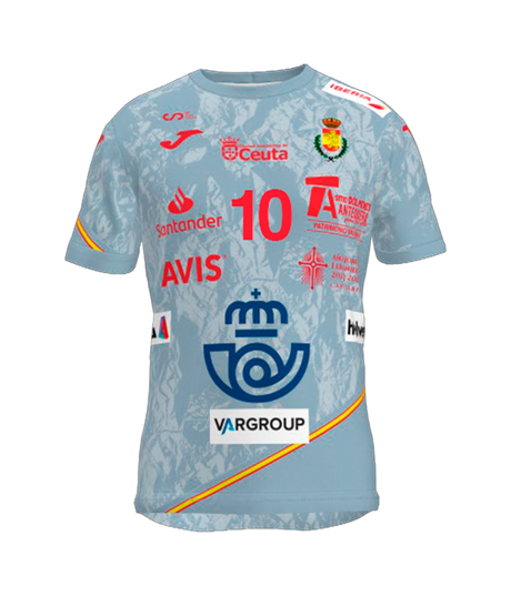 Camiseta Joma España Balonmano Masculino Blanca 2025