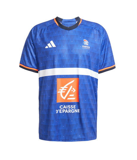 Camiseta Oficial Adidas Francia Balonmano Azul 2025