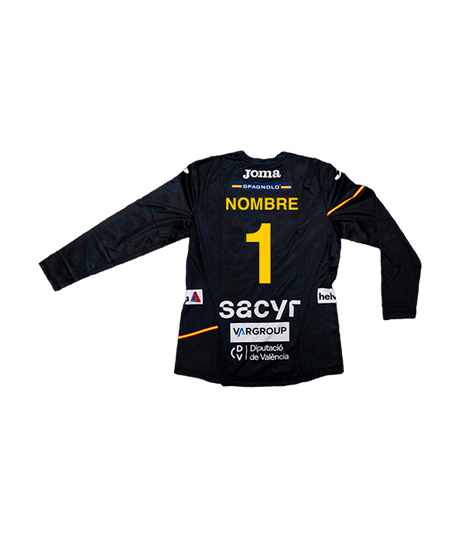 Camiseta Joma España Balonmano Portero Negra 2025