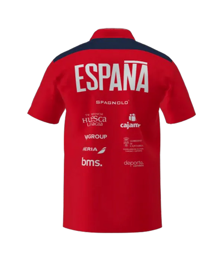 Joma Spain Handball Staff Polo Shirt Red 2026
