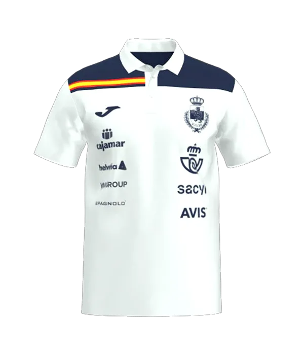 Joma Spain Handball Staff Polo Shirt White 2026