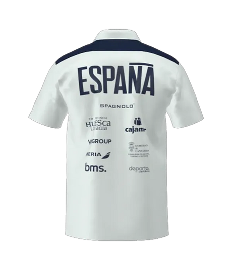 Joma Spain Handball Staff Polo Shirt White 2026