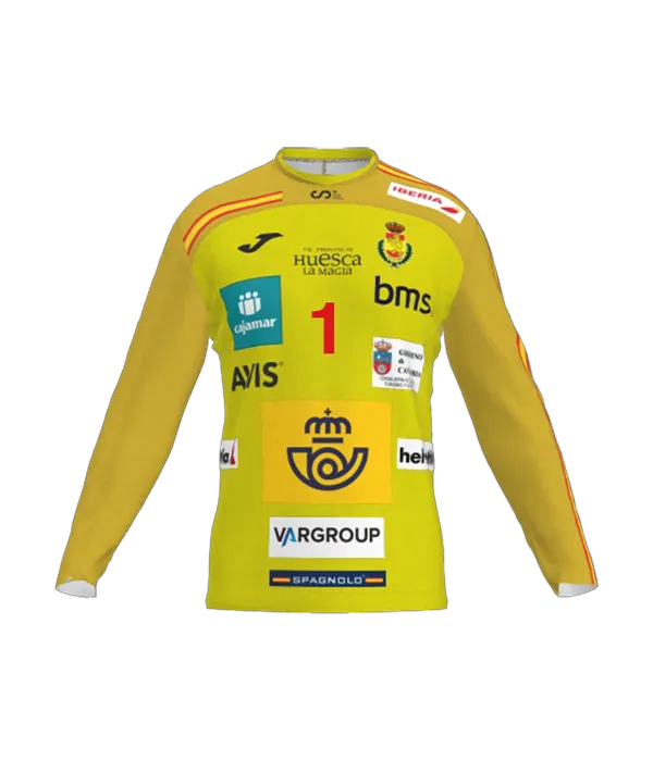 Joma Spain Handball Goalkeeper Jersey Yellow 2026 – HandballPROShop