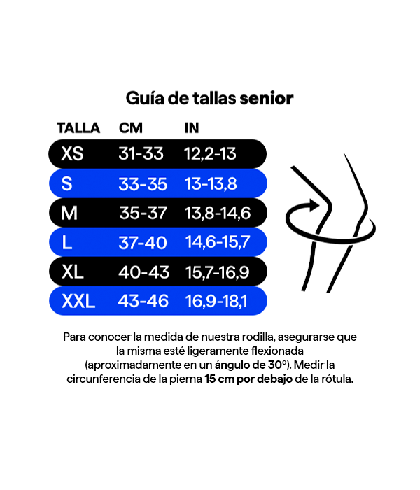 Rodillera de Neopreno Rehband PRN Original Azul Senior (x1)