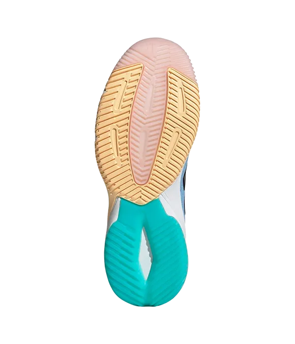 Zapatillas Adidas Crazyflight 6 Azul/Rosa Mujer 2025 suela