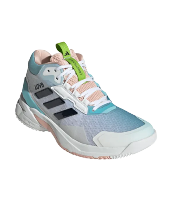 Zapatillas Adidas Crazyflight 6 MID Blanco/Azul/Rosa 2026