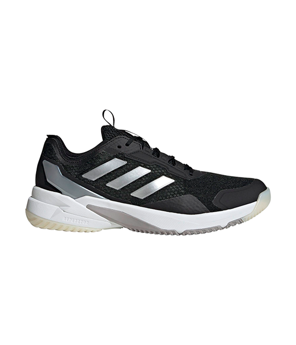 Zapatillas Adidas Crazyflight 6 Negro/Plata 2025 lateral