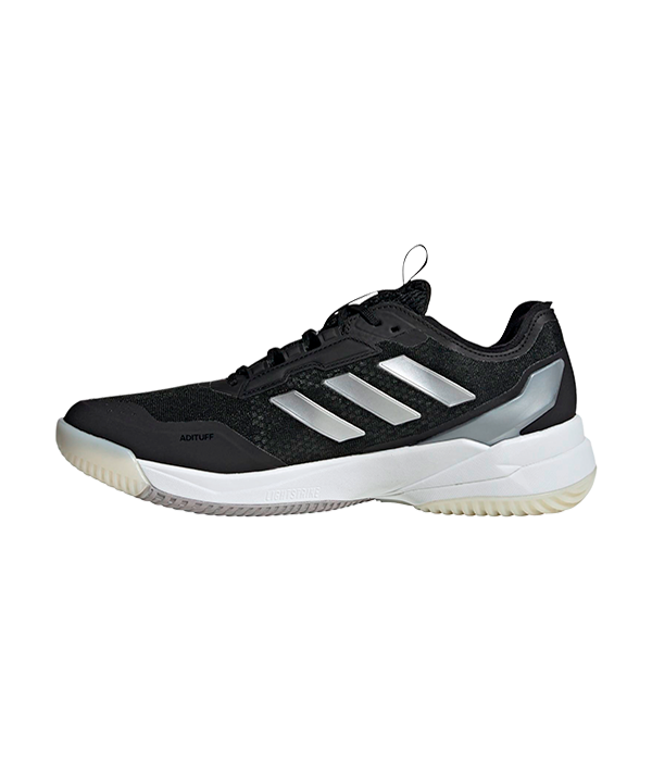 Zapatillas Adidas Crazyflight 6 Negro/Plata 2025 lateral interno