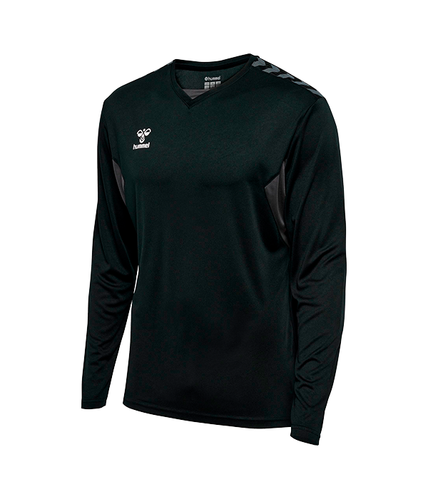 Camiseta Hummel hmlAuthentic PL Jersey  L/S Negro 2024