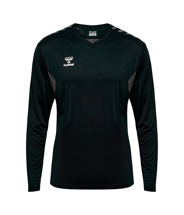 Camiseta Hummel hmlAuthentic PL Jersey  L/S Negro 2024