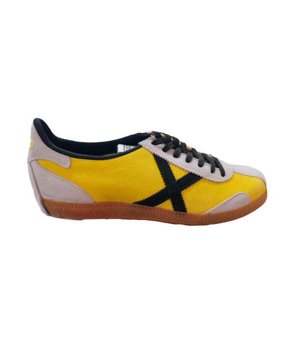 Zapatillas Munich Arquero 26 con Talón Deslizante Amarillo